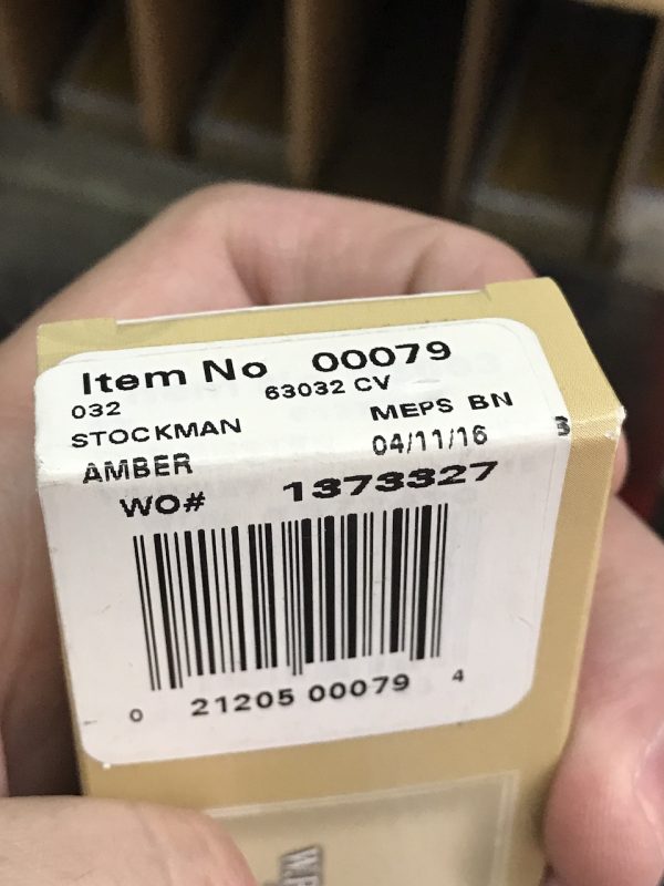 Case Large Amber Bone CV Stockman Pocket Knife 00079 box