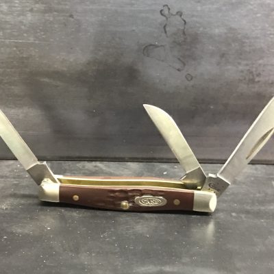 Case Small Brown Stockman Pocket Knife 00081
