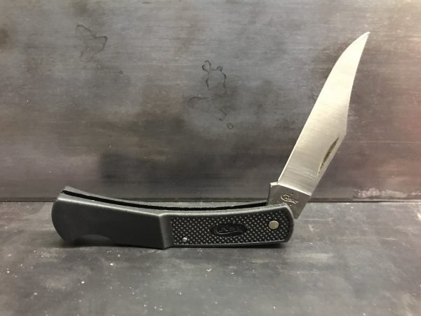 Case Medium Black Lockback Pocket Knife 00147