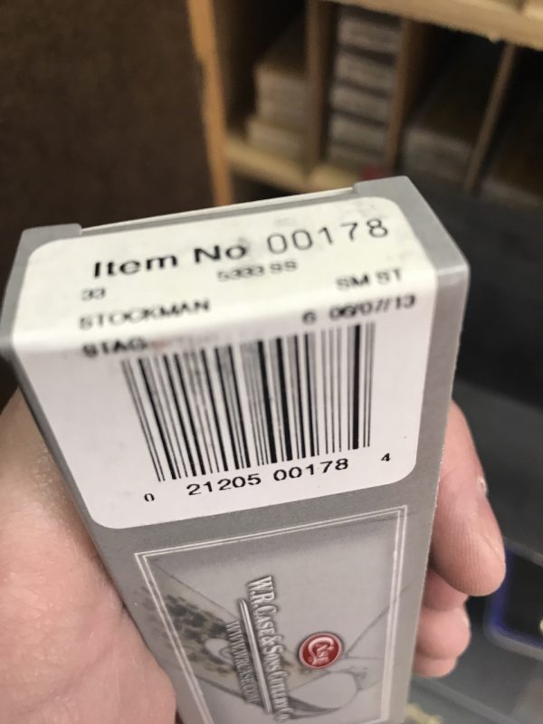Case Genuine Stag - Small Stockman (5333 SS) 00178 box